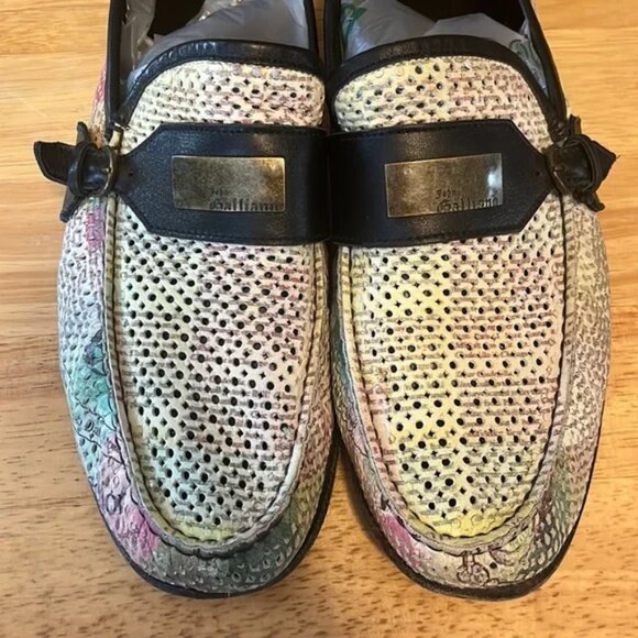 Limited Edition: John Galliano Leather Spring Leather Loafers - Picture 3 of 7